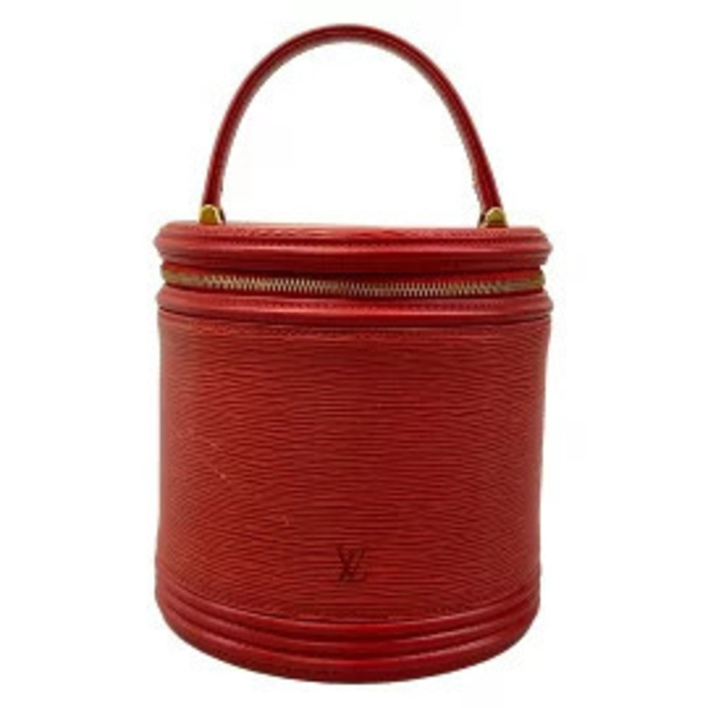 LOUIS VUITTON Cannes Vanity Bag Castilian Red Leather